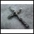Old Italian Crucifix Cross Pendant Nice Detail