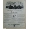 1926 Burlington Route Railroad train largest food distributor vintage ad